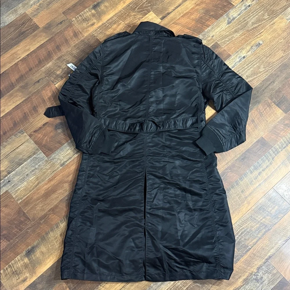 RARE Alpha Industries x Opening Ceremony Nylon Trench Coat - Black
